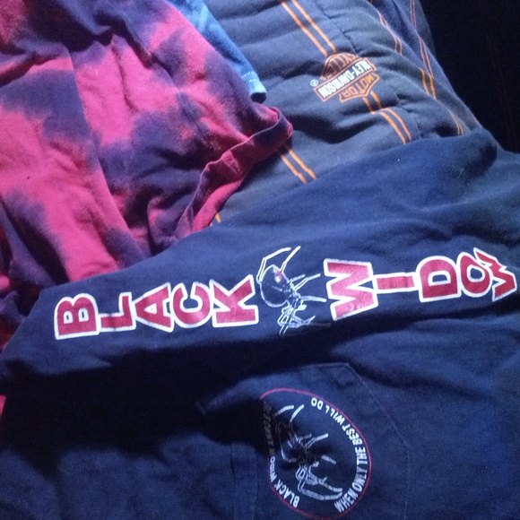 Mens L Black widow graphic long sleeve tee - Picture 4 of 7